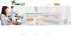 Desktop Screenshot of leapcredit.com